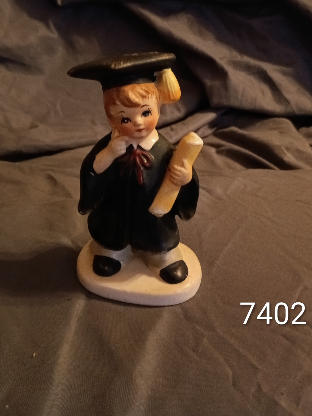 Lefton Ceramic Graduation Figurine